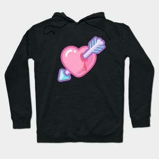 Arrow through the heart Hoodie